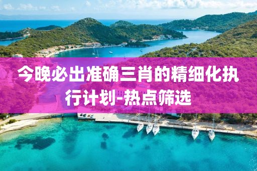 今晚必出準確三肖的精細化執行計劃-熱點篩選