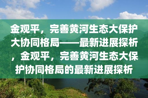 金觀平，完善黃河生態(tài)大保護大協(xié)同格局——最新進展探析，金觀平，完善黃河生態(tài)大保護協(xié)同格局的最新進展探析