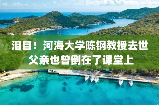 淚目！河海大學陳鋼教授去世 父親也曾倒在了課堂上
