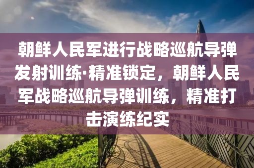 朝鮮人民軍進行戰略巡航導彈發射訓練·精準鎖定，朝鮮人民軍戰略巡航導彈訓練，精準打擊演練紀實