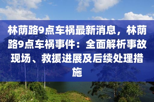 林蔭路9點車禍最新消息，林蔭路9點車禍事件：全面解析事故現場、救援進展及后續處理措施