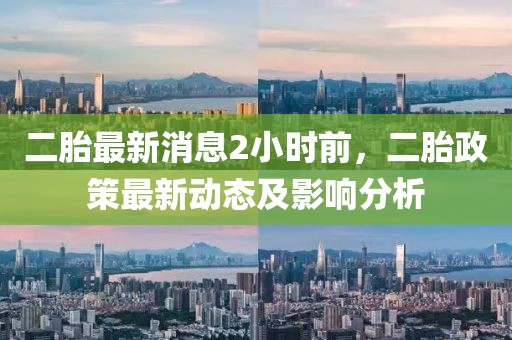 二胎最新消息2小時前，二胎政策最新動態及影響分析