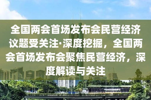 全國兩會首場發布會民營經濟議題受關注·深度挖掘，全國兩會首場發布會聚焦民營經濟，深度解讀與關注
