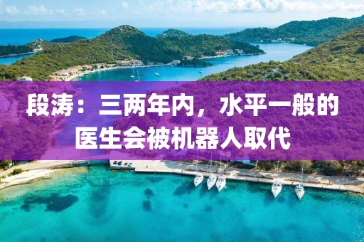 段濤：三兩年內，水平一般的醫(yī)生會被機器人取代
