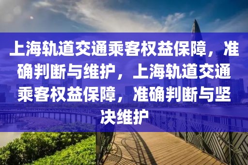 上海軌道交通乘客權(quán)益保障，準(zhǔn)確判斷與維護(hù)，上海軌道交通乘客權(quán)益保障，準(zhǔn)確判斷與堅(jiān)決維護(hù)