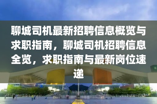 聊城司機最新招聘信息概覽與求職指南，聊城司機招聘信息全覽，求職指南與最新崗位速遞
