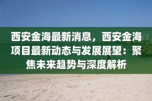 西安金海最新消息，西安金海項(xiàng)目最新動態(tài)與發(fā)展展望：聚焦未來趨勢與深度解析