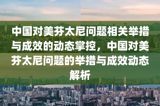 中國(guó)對(duì)美芬太尼問(wèn)題相關(guān)舉措與成效的動(dòng)態(tài)掌控，中國(guó)對(duì)美芬太尼問(wèn)題的舉措與成效動(dòng)態(tài)解析