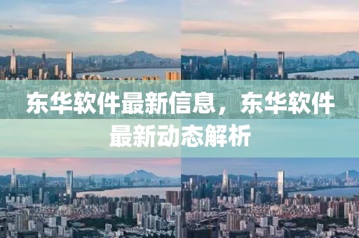 東華軟件最新信息，東華軟件最新動(dòng)態(tài)解析