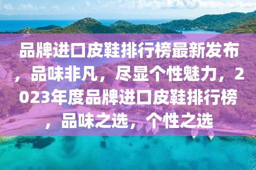 品牌進口皮鞋排行榜最新發布，品味非凡，盡顯個性魅力，2023年度品牌進口皮鞋排行榜，品味之選，個性之選