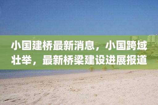 小國(guó)建橋最新消息，小國(guó)跨域壯舉，最新橋梁建設(shè)進(jìn)展報(bào)道
