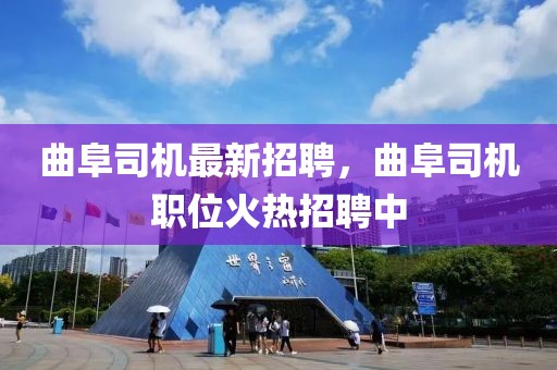 曲阜司機最新招聘，曲阜司機職位火熱招聘中