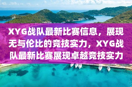 XYG戰隊最新比賽信息，展現無與倫比的競技實力，XYG戰隊最新比賽展現卓越競技實力