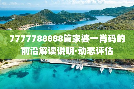 7777788888管家婆一肖碼的前沿解讀說明·動態評估