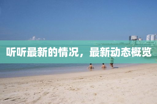 聽聽最新的情況，最新動態概覽
