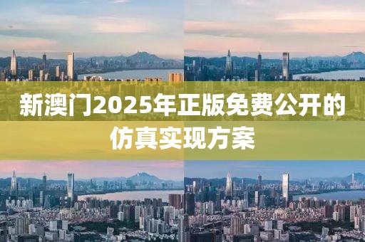 新澳門2025年正版免費公開的仿真實現(xiàn)方案