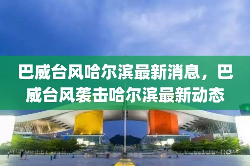 巴威臺風(fēng)哈爾濱最新消息，巴威臺風(fēng)襲擊哈爾濱最新動態(tài)
