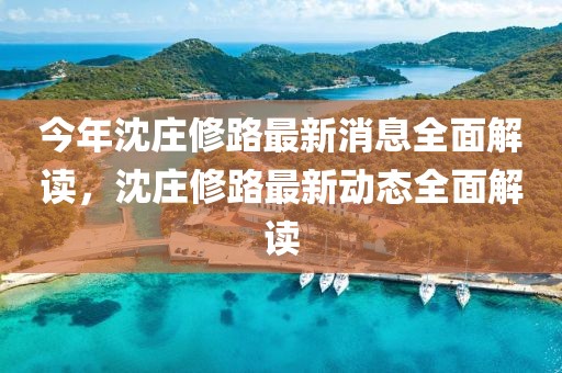 今年沈莊修路最新消息全面解讀，沈莊修路最新動(dòng)態(tài)全面解讀