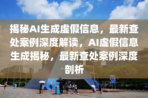揭秘AI生成虛假信息，最新查處案例深度解讀，AI虛假信息生成揭秘，最新查處案例深度剖析