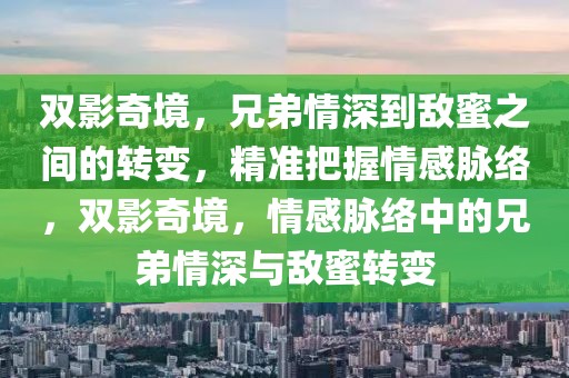 雙影奇境，兄弟情深到敵蜜之間的轉變，精準把握情感脈絡，雙影奇境，情感脈絡中的兄弟情深與敵蜜轉變
