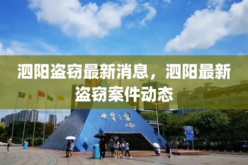 泗陽盜竊最新消息，泗陽最新盜竊案件動態