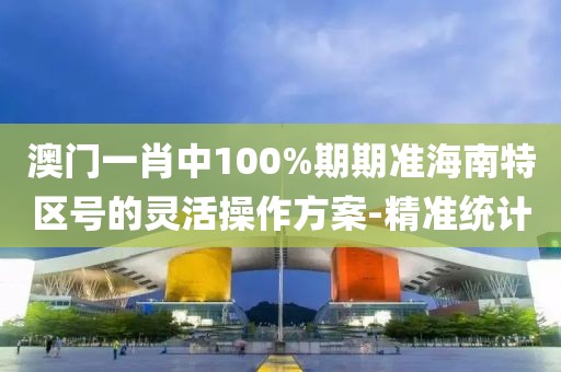 澳門一肖中100%期期準海南特區號的靈活操作方案-精準統計