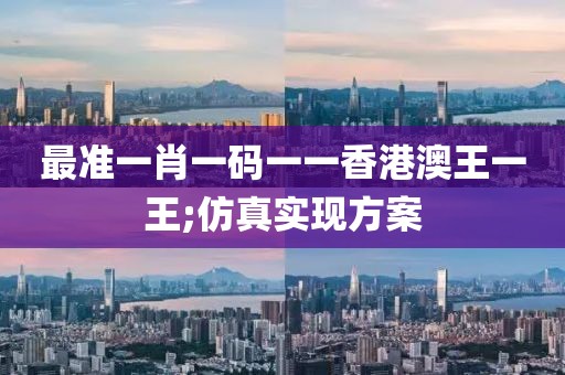 最準一肖一碼一一香港澳王一王;仿真實現方案