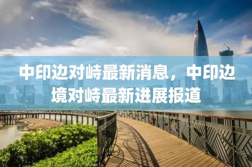 中印邊對峙最新消息，中印邊境對峙最新進展報道