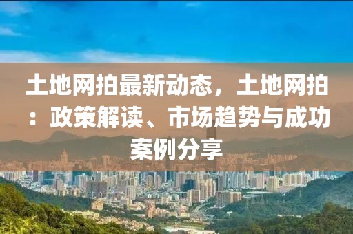 土地網拍最新動態，土地網拍：政策解讀、市場趨勢與成功案例分享