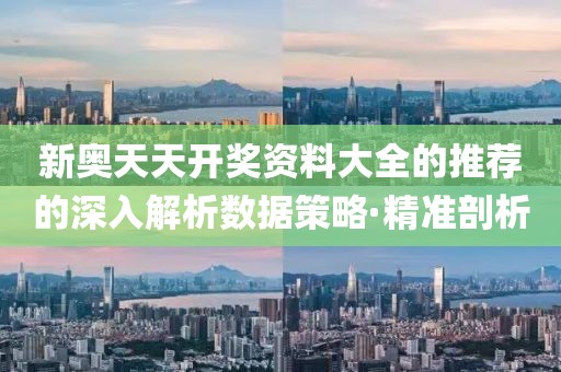 新奧天天開獎資料大全的推薦的深入解析數據策略·精準剖析