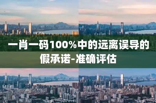 一肖一碼100%中的遠離誤導(dǎo)的假承諾-準確評估