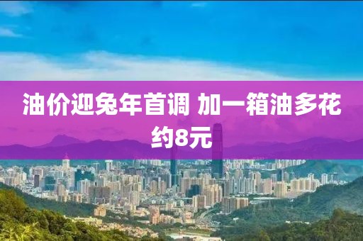 油價迎兔年首調 加一箱油多花約8元