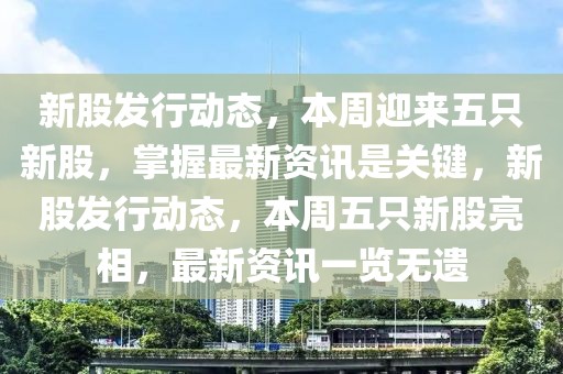 新股發行動態，本周迎來五只新股，掌握最新資訊是關鍵，新股發行動態，本周五只新股亮相，最新資訊一覽無遺
