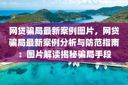 網貸騙局最新案例圖片，網貸騙局最新案例分析與防范指南：圖片解讀揭秘騙局手段
