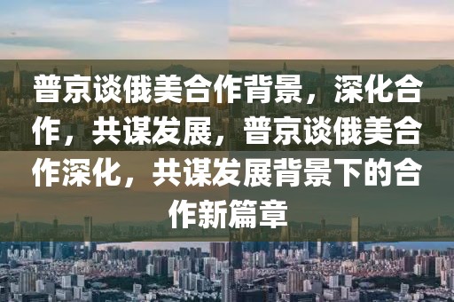 普京談俄美合作背景，深化合作，共謀發展，普京談俄美合作深化，共謀發展背景下的合作新篇章