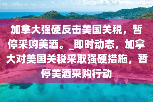 加拿大強硬反擊美國關稅，暫停采購美酒。_即時動態，加拿大對美國關稅采取強硬措施，暫停美酒采購行動
