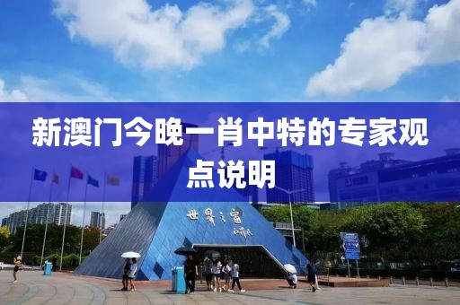 新澳門今晚一肖中特的專家觀點說明