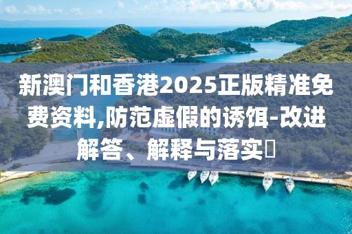 新澳門和香港2025正版精準免費資料,防范虛假的誘餌-改進解答、解釋與落實?