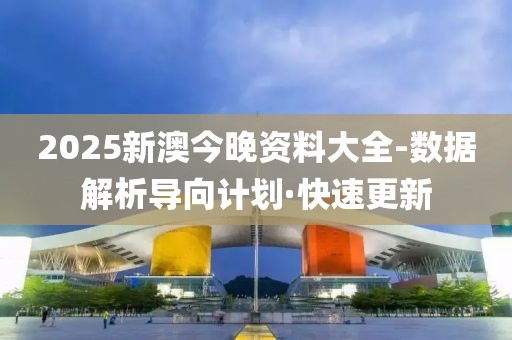 2025新澳今晚資料大全-數據解析導向計劃·快速更新