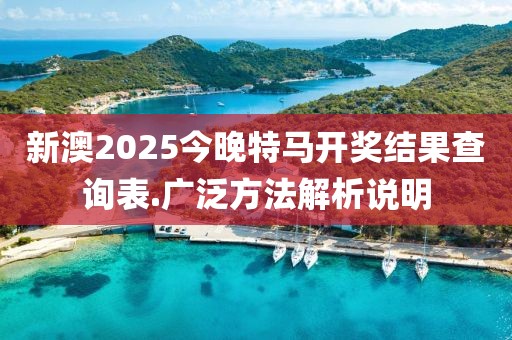 新澳2025今晚特馬開獎結果查詢表.廣泛方法解析說明