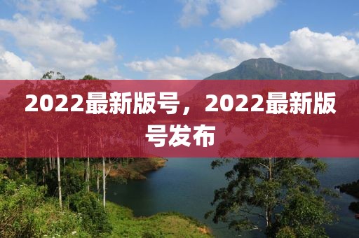 2022最新版號，2022最新版號發布