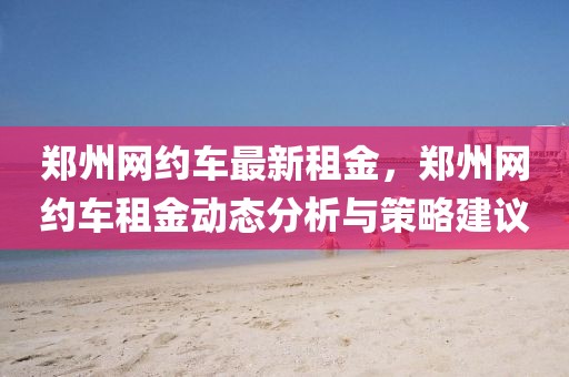 鄭州網(wǎng)約車最新租金，鄭州網(wǎng)約車租金動態(tài)分析與策略建議