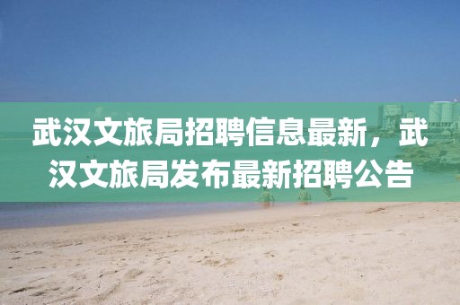 武漢文旅局招聘信息最新，武漢文旅局發(fā)布最新招聘公告