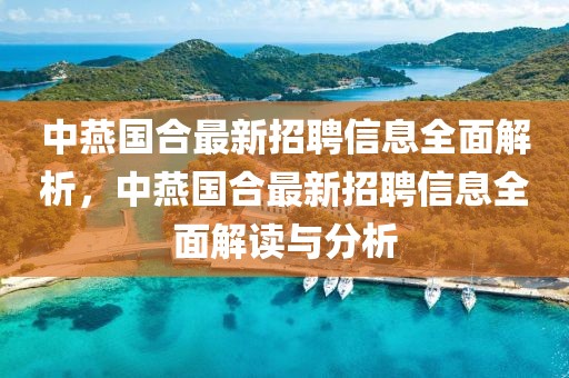 中燕國合最新招聘信息全面解析，中燕國合最新招聘信息全面解讀與分析